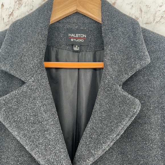 ✨VINTAGE✨Halston Studio Wool Duster, Size 8 - Picture 6 of 11